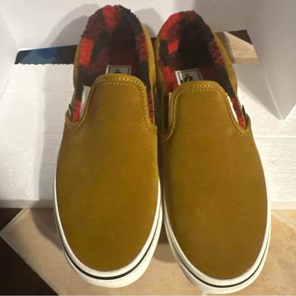 Vans Men's Yellow Slip-On Loafers